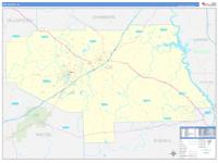 Lee, Al Wall Map Zip Code