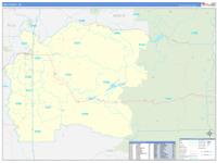 Linn, Or Carrier Route Wall Map