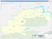 Logan, Ar Carrier Route Wall Map