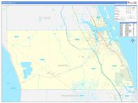 Martin, Fl Carrier Route Wall Map