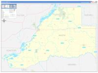 Mason, Il Wall Map Zip Code