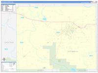 Oktibbeha, Ms Carrier Route Wall Map