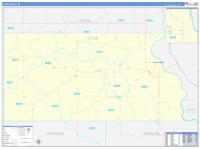 Otoe, Ne Wall Map