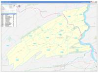 Perry, Pa Wall Map Zip Code