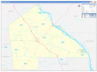 Pike, Mo Wall Map Zip Code