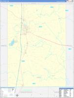 Pike, Ms Carrier Route Wall Map