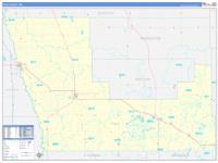 Polk, Mn Carrier Route Wall Map