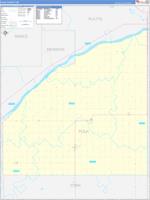 Polk, Ne Wall Map Zip Code