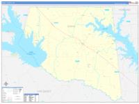 Rains, Tx Wall Map