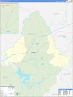 Rowan, Ky Wall Map Zip Code