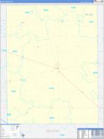 Rush, In Wall Map Zip Code