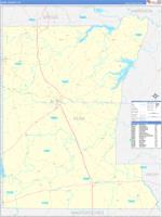 Rusk, Tx Wall Map