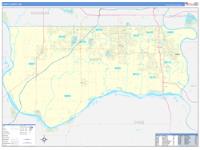 Sarpy, Ne Carrier Route Wall Map