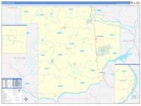 Sauk, Wi Carrier Route Wall Map