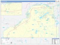 Scott, Mn Carrier Route Wall Map