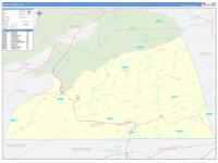 Scott, Va Carrier Route Wall Map