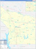 Smith, Tx Wall Map