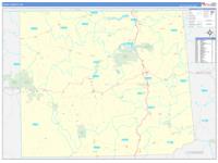 Tioga, Pa Wall Map Zip Code
