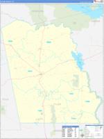 Tyler, Tx Wall Map