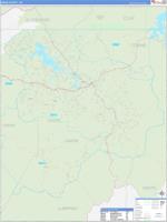 Union, Ga Wall Map Zip Code
