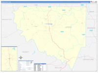 Upson, Ga Wall Map