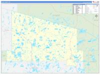 Vilas, Wi Carrier Route Wall Map