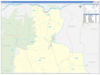 Wasco, Or Carrier Route Wall Map