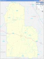 Worth, Ga Wall Map