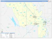 Yolo, Ca Wall Map Zip Code