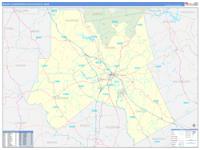 Macon Metro Area Wall Map