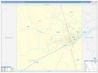 Odessa Metro Area Wall Map Zip Code