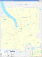Ithaca Metro Area Wall Map