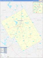 Waco Metro Area Wall Map