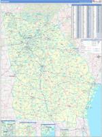 Georgia Wall Map