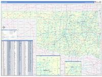 Oklahoma Wall Map