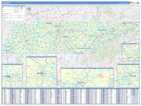 Tennessee Wall Map