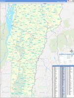 Vermont Wall Map