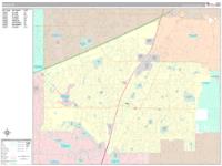 Allen Wall Map Zip Code