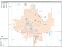 Ames Wall Map Zip Code