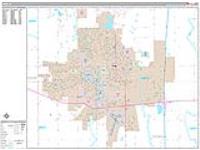 Ames Wall Map Zip Code