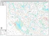 Burke Wall Map Zip Code