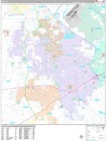Cary Wall Map