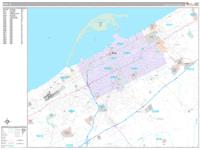 Erie Wall Map Zip Code