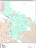 Indio Wall Map