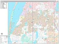 Largo Wall Map Zip Code