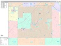 Parma Wall Map Zip Code