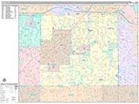 Parma Wall Map Zip Code