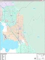 Provo Wall Map Zip Code