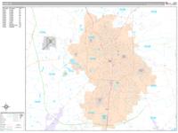 Tyler Wall Map Zip Code