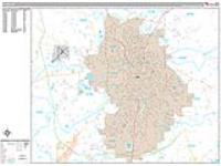 Tyler Wall Map Zip Code